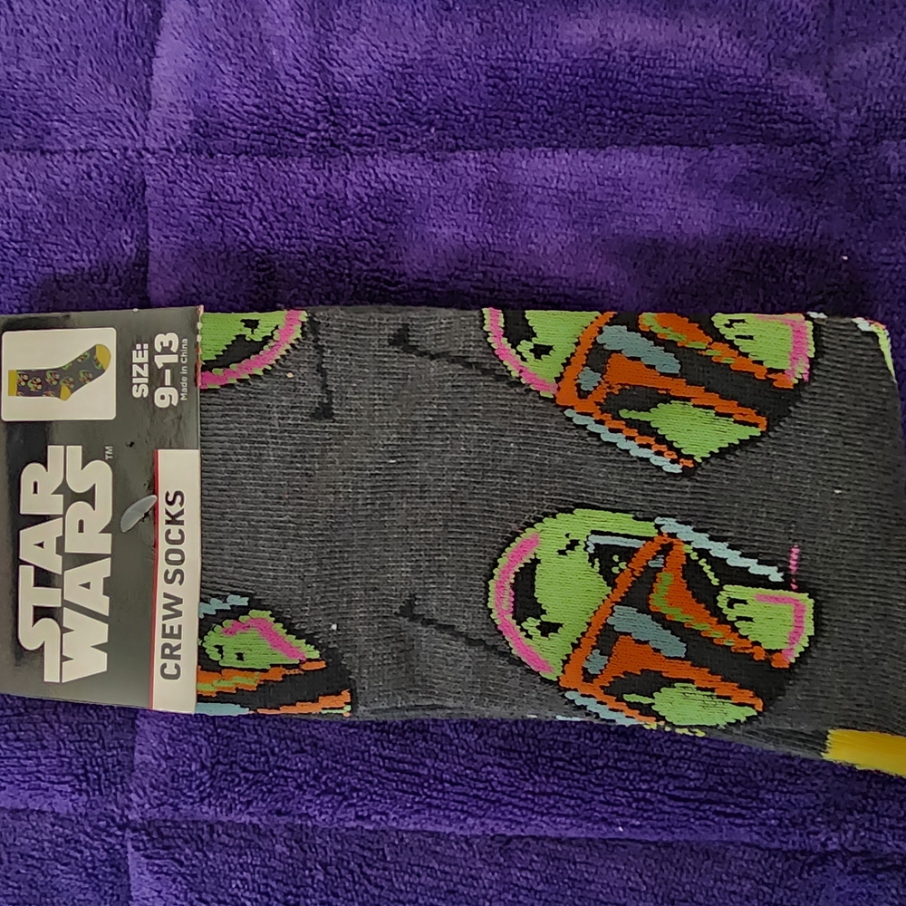 Star Wars Gray Crew Socks